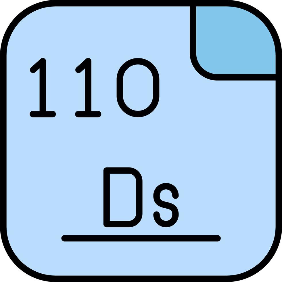 Darmstadtium Vector Icon