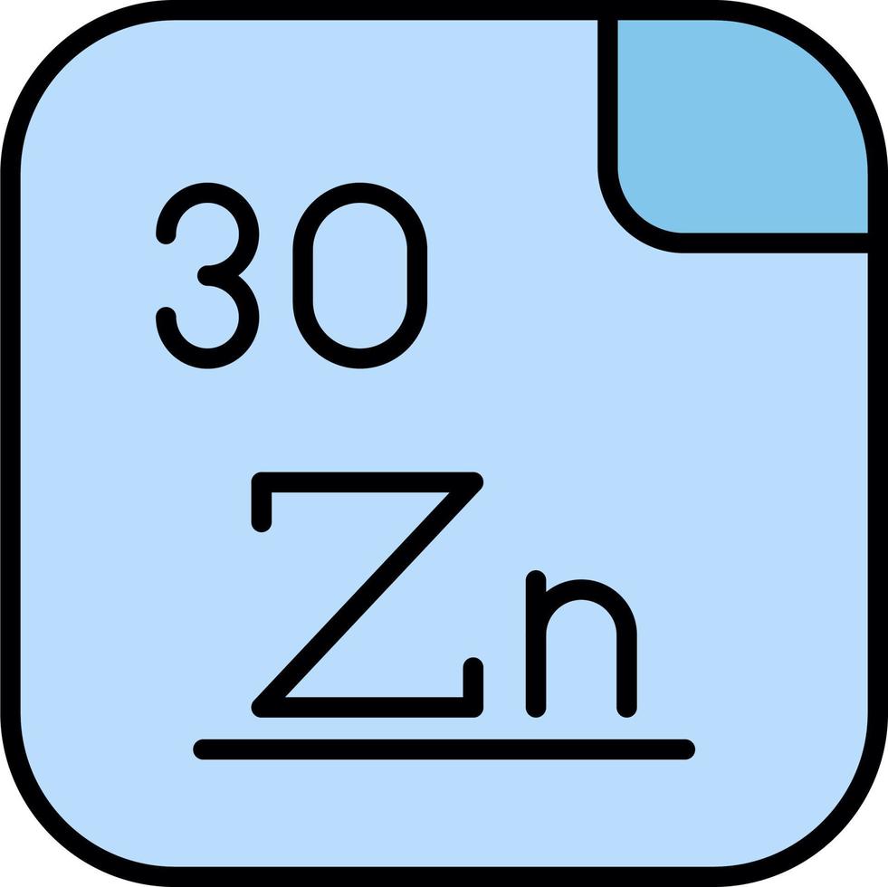 zinc vector icono