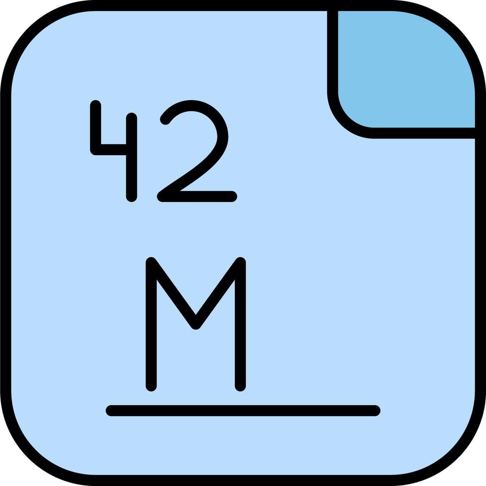 Molybdenum Vector Icon