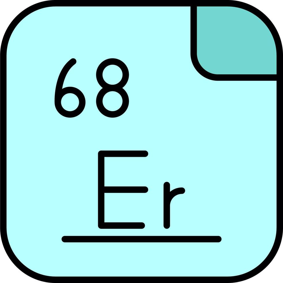 Erbium Vector Icon