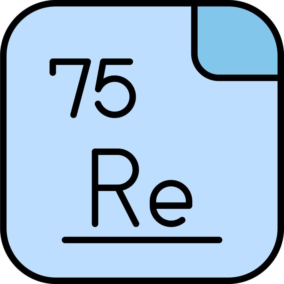 Rhenium Vector Icon