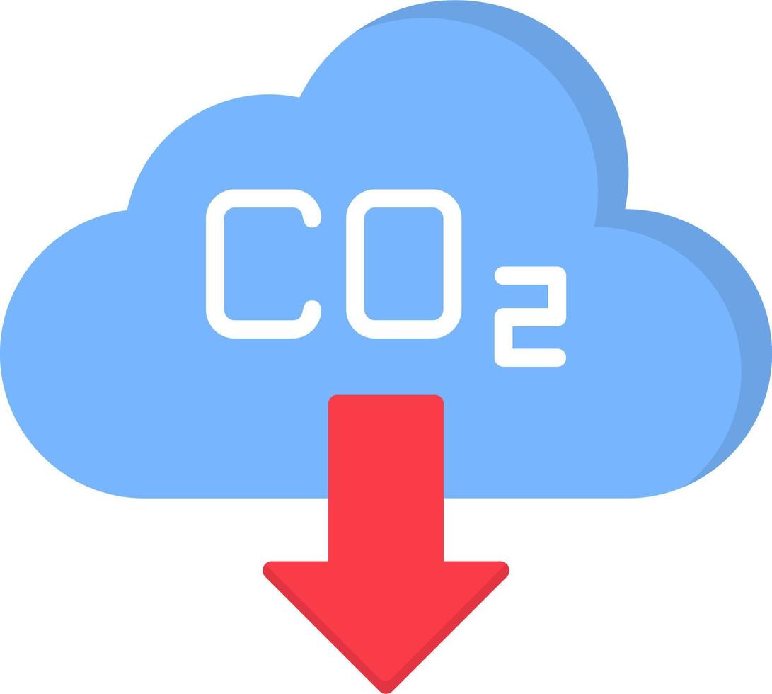 icono de vector de co2