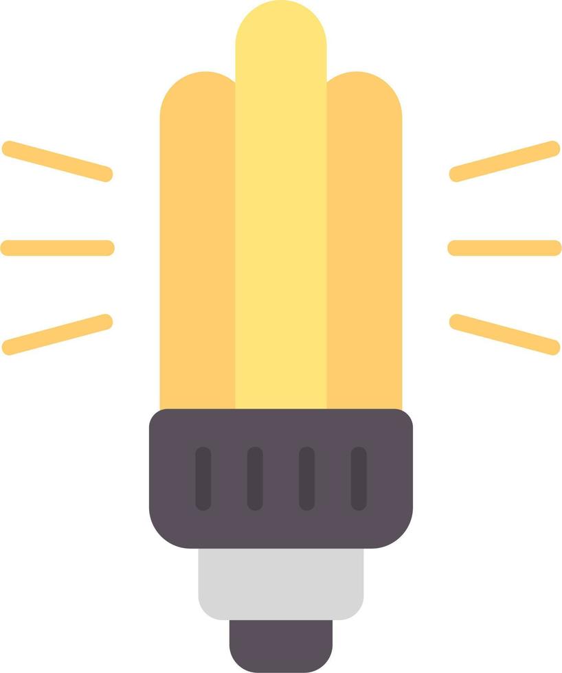 Fluorescent Light Vector Icon
