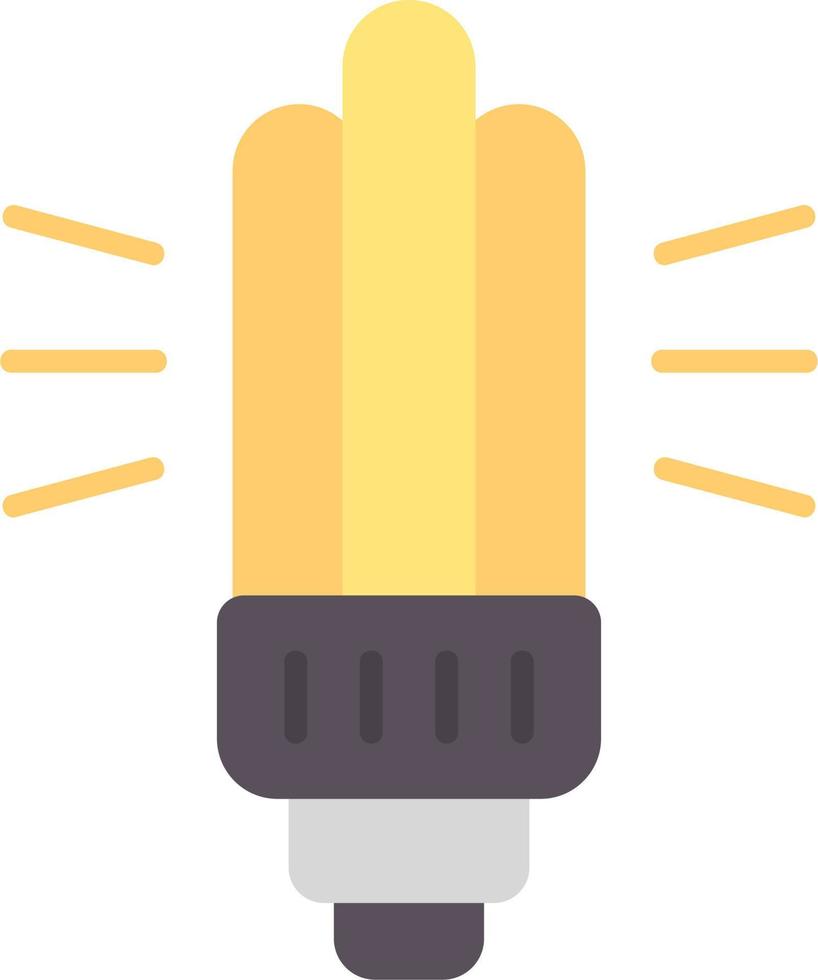 Fluorescent Light Vector Icon