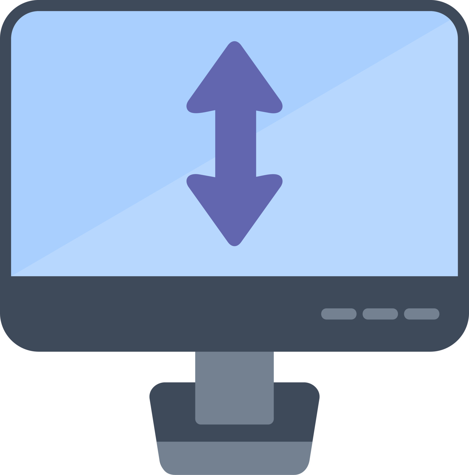 Virtual scrolling icon