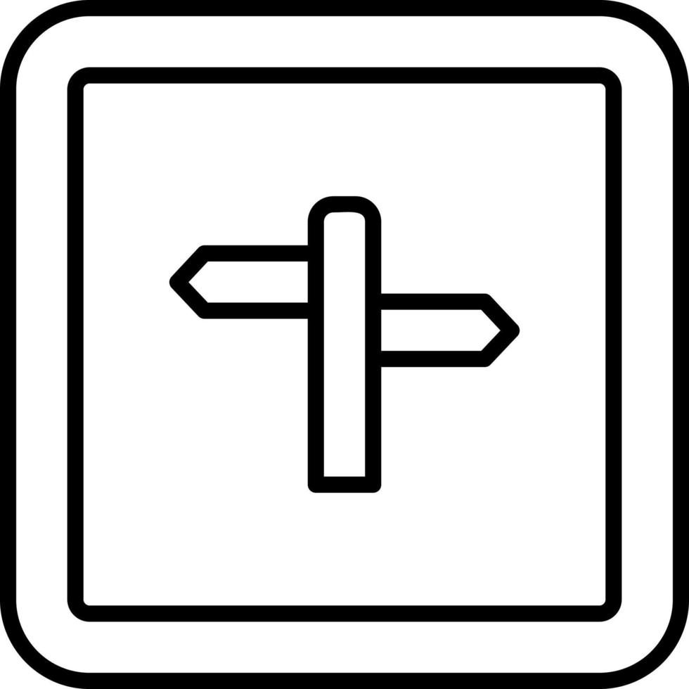 Intersection Vector Icon