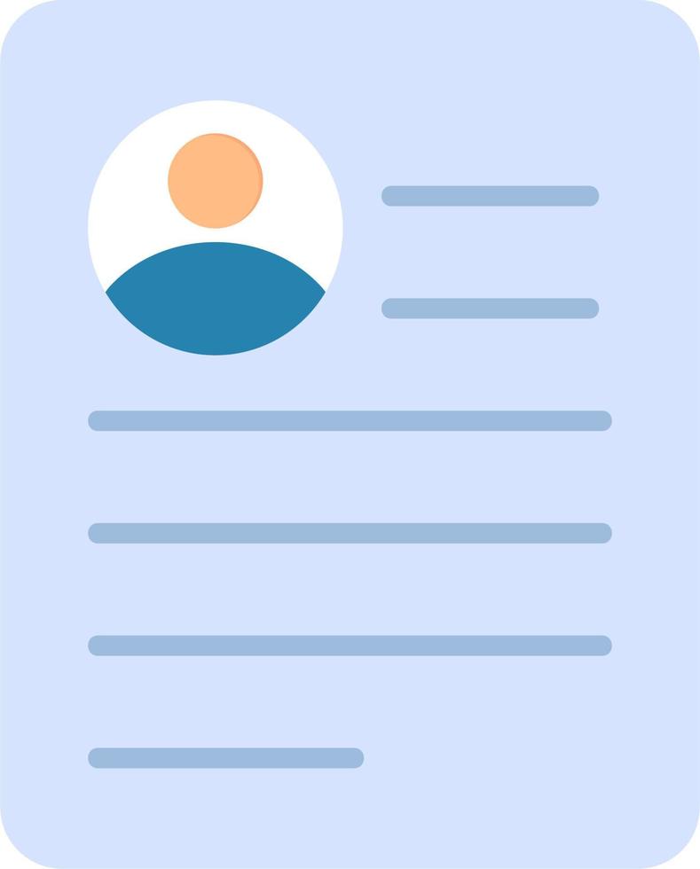 Resume Vector Icon