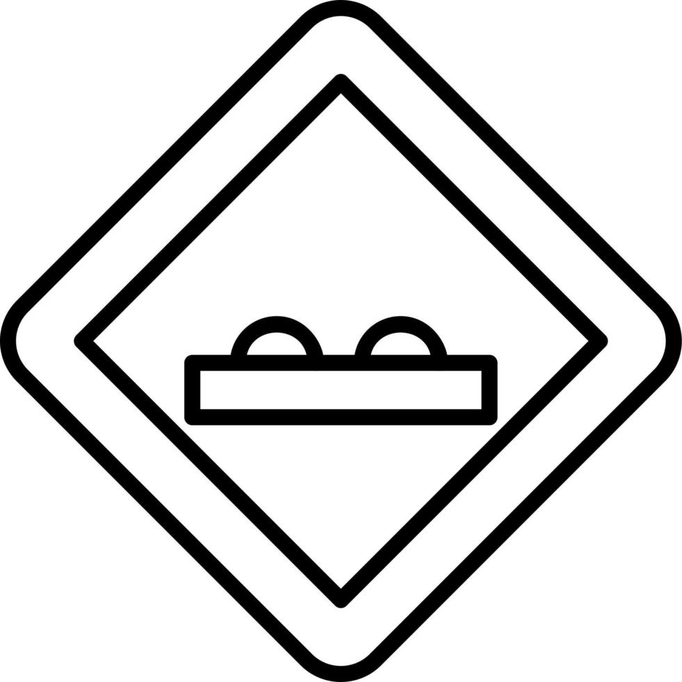 Uneven Vector Icon