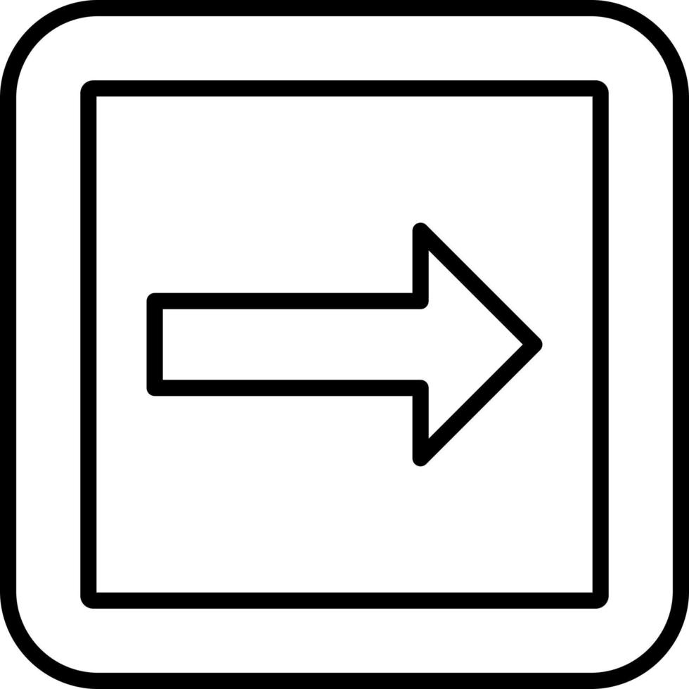 Turn Right Vector Icon