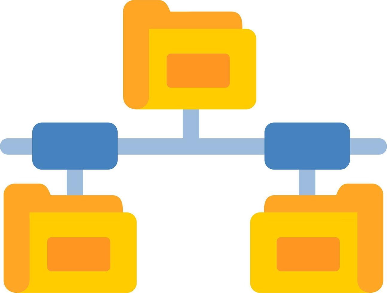 Folder Network Vector Icon