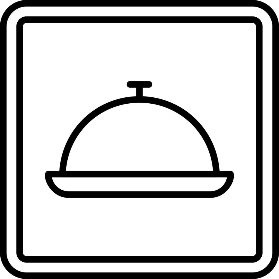icono de vector de restaurante