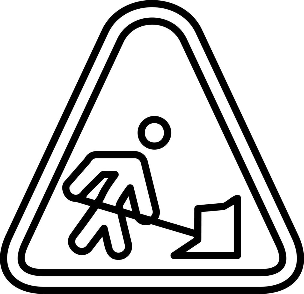 Road Work Vector Icon