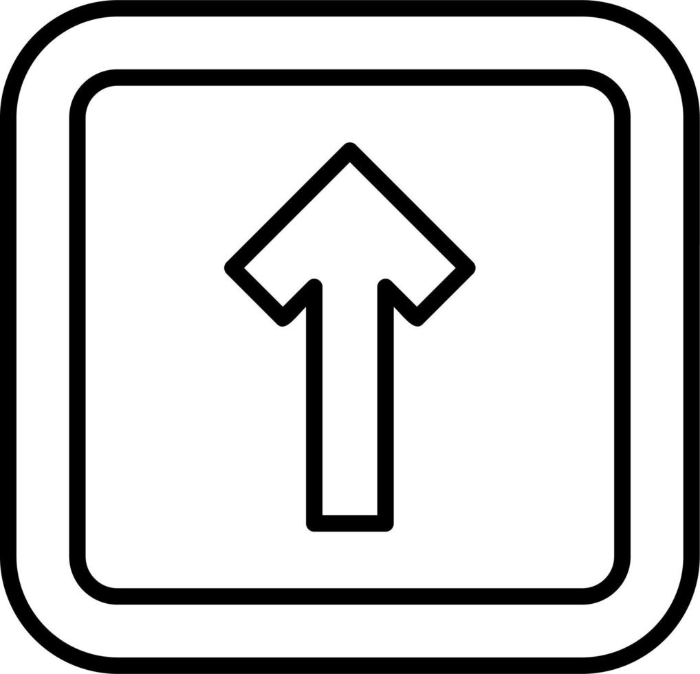 One Way Traffic Vector Icon