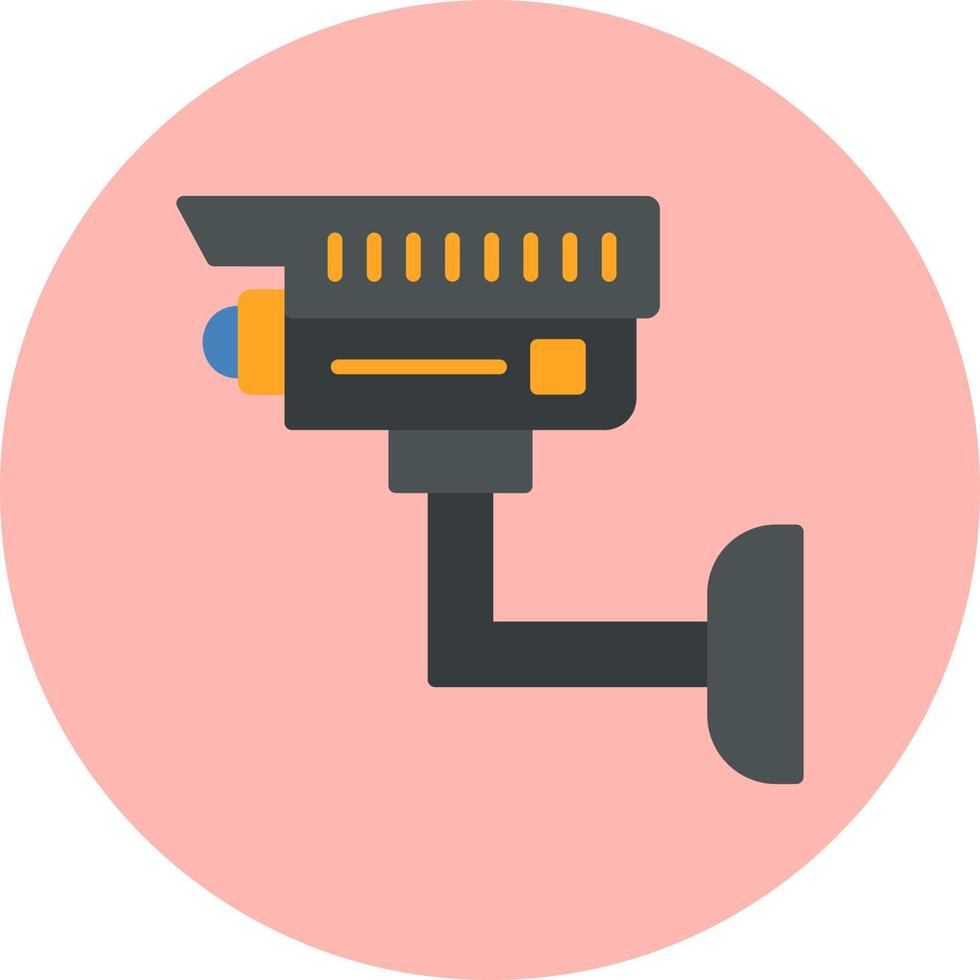 icono de vector de cámara cctv