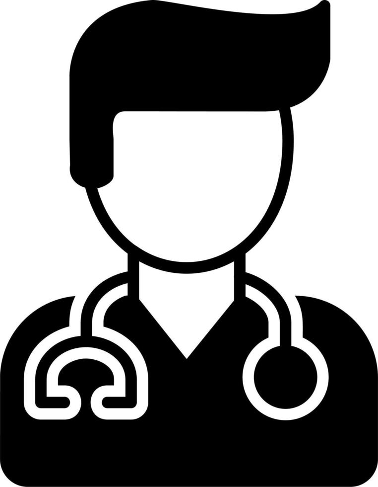 icono de vector de doctor