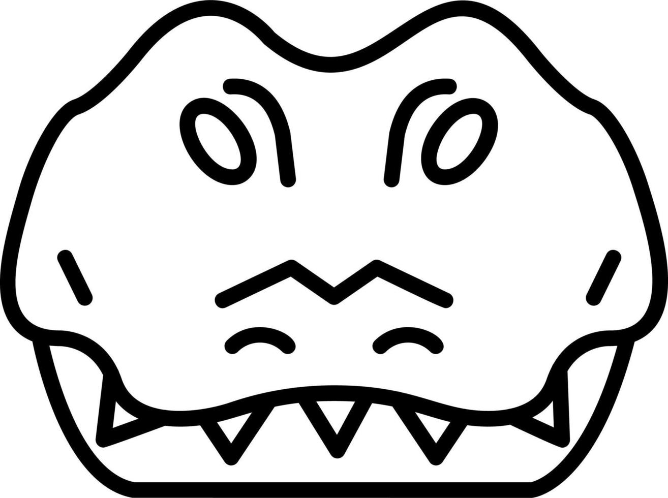 Crocodile Vector Icon