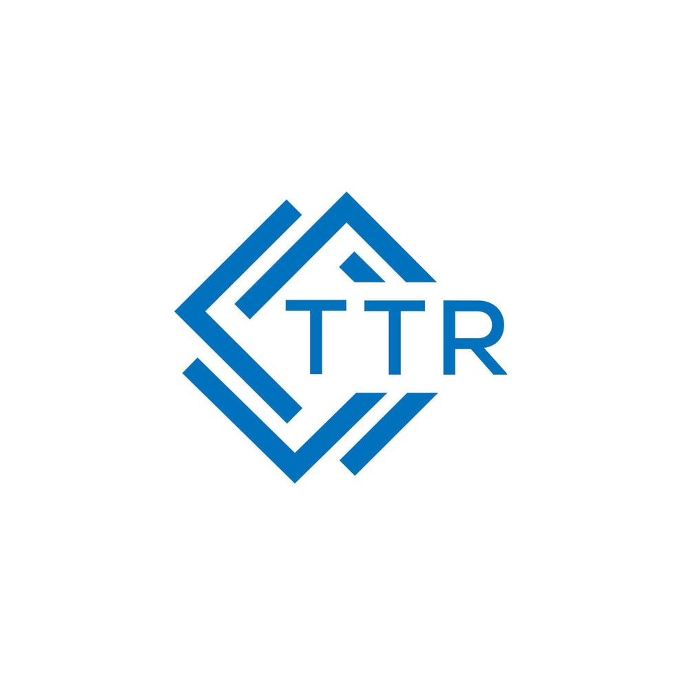 ttr tecnología letra logo diseño en blanco antecedentes. ttr creativo iniciales tecnología letra logo concepto. ttr tecnología letra diseño. vector