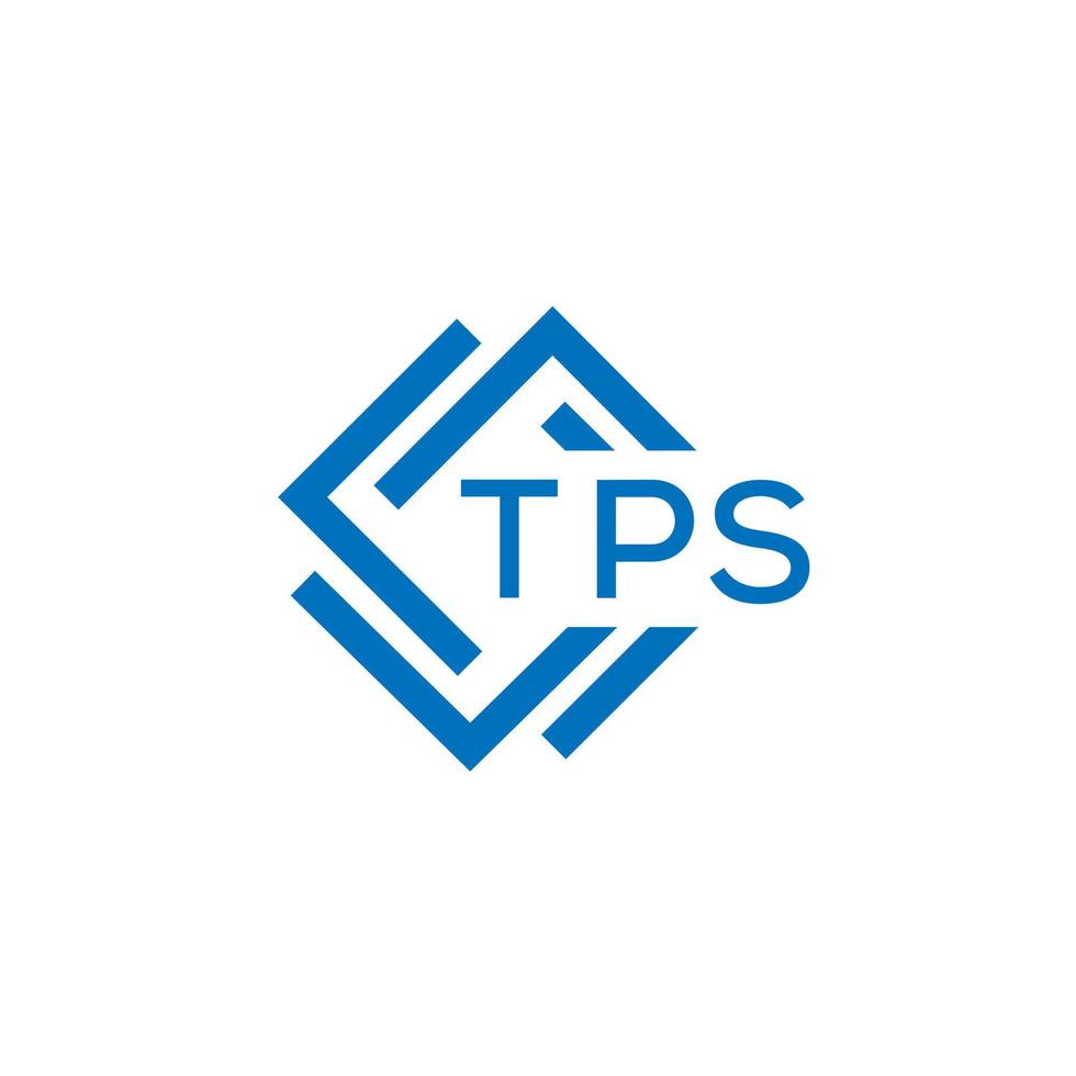 TPS technology letter logo design on white background. TPS creative initials technology letter logo concept. TPS technology letter design. vector