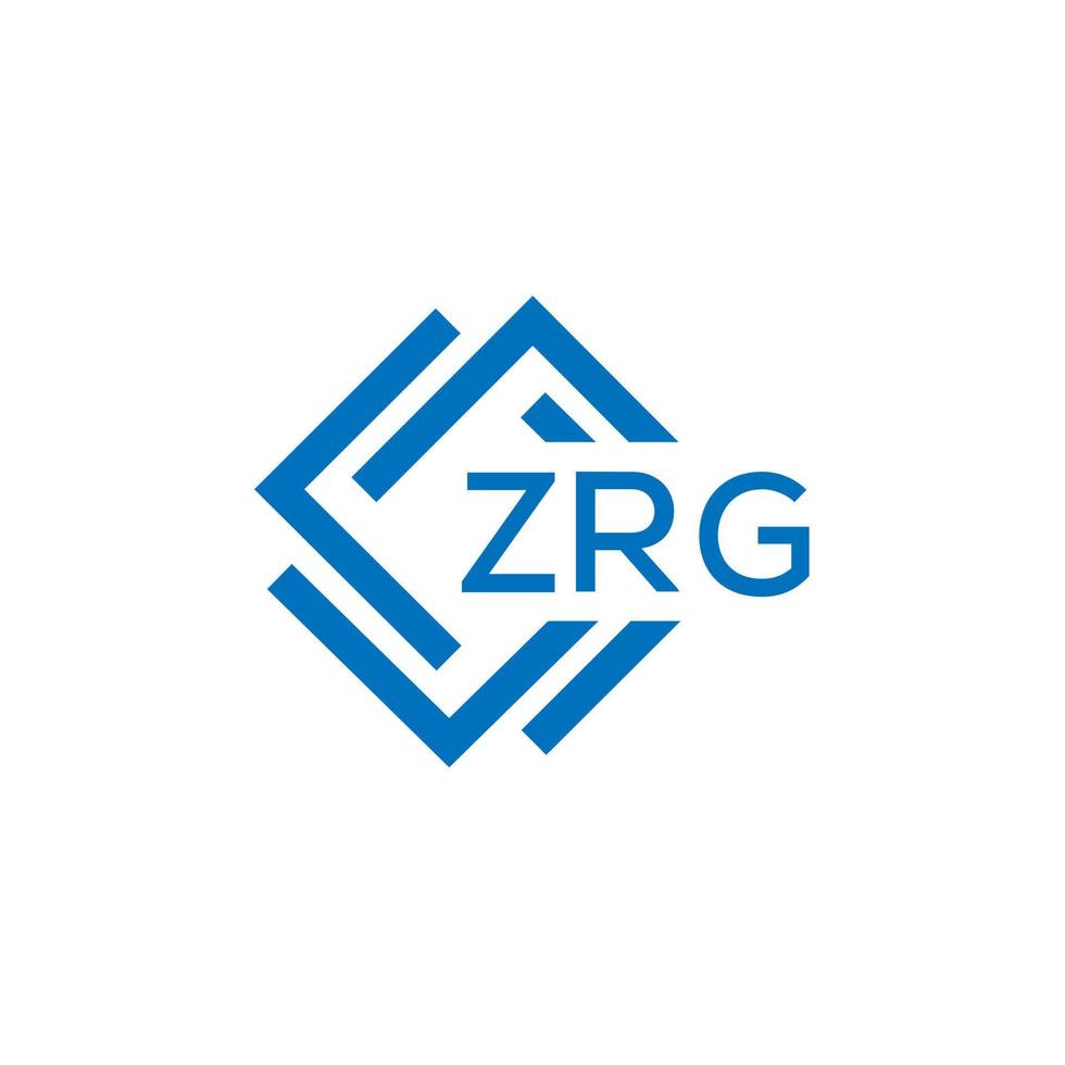 zrg tecnología letra logo diseño en blanco antecedentes. zrg creativo iniciales tecnología letra logo concepto. zrg tecnología letra diseño. vector