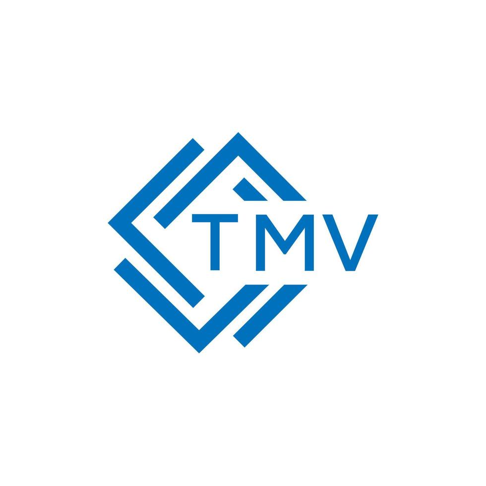 TMV technology letter logo design on white background. TMV creative initials technology letter logo concept. TMV technology letter design. vector