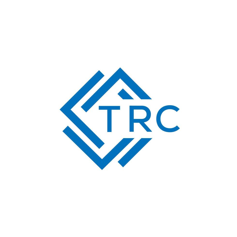 TRC technology letter logo design on white background. TRC creative initials technology letter logo concept. TRC technology letter design. vector