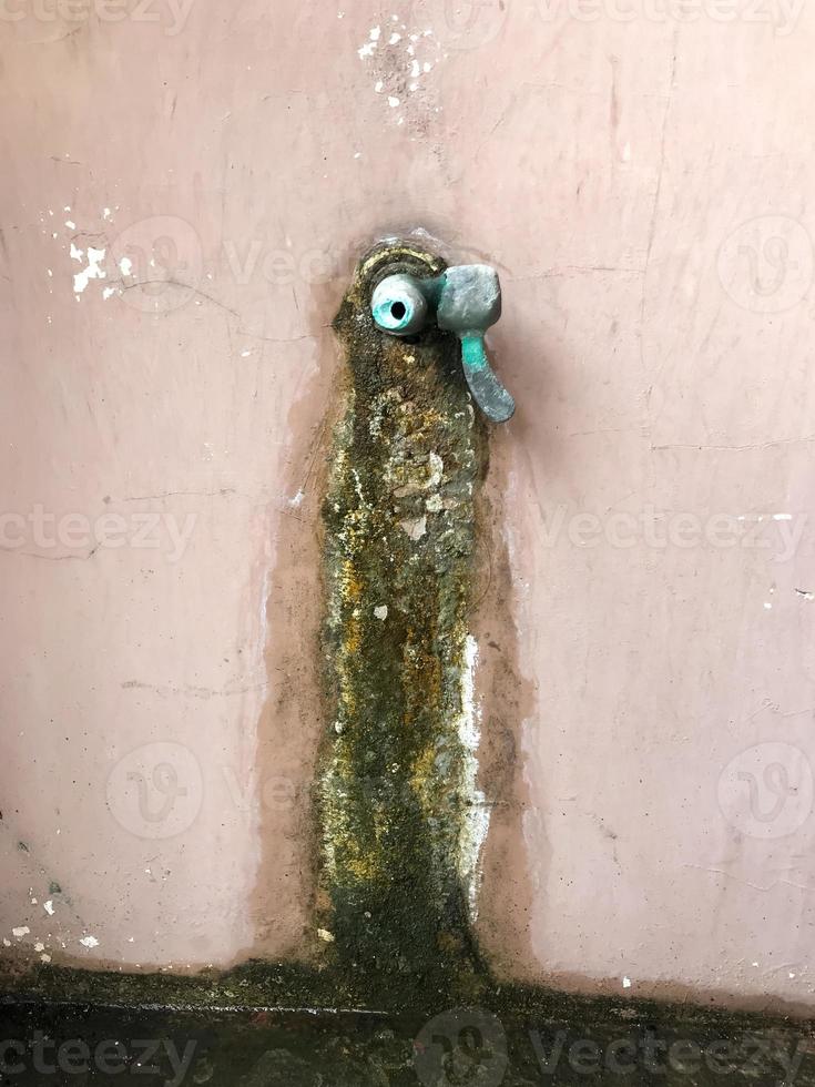 An old water faucet photo
