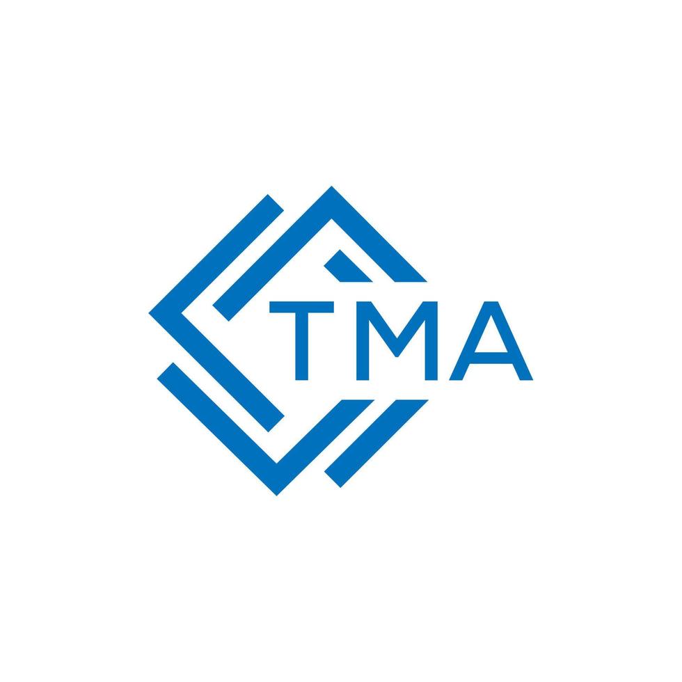 tma tecnología letra logo diseño en blanco antecedentes. tma creativo iniciales tecnología letra logo concepto. tma tecnología letra diseño. vector