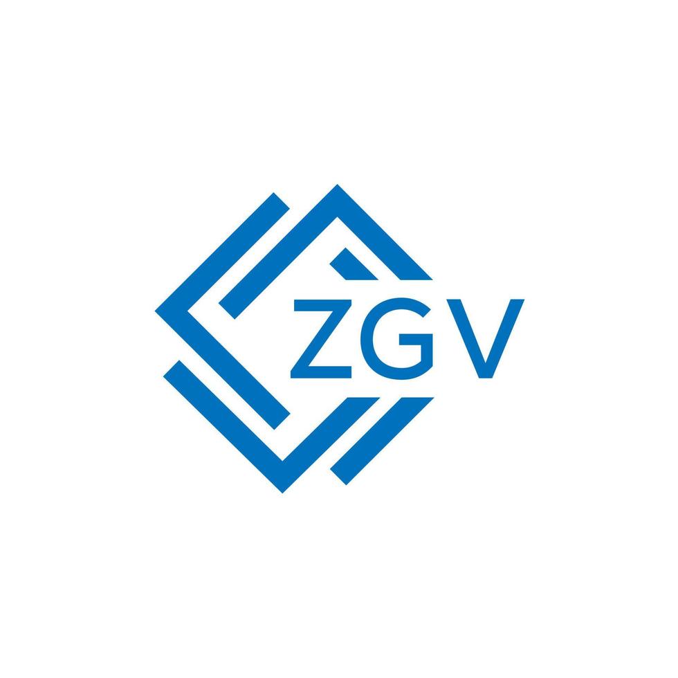 zgv tecnología letra logo diseño en blanco antecedentes. zgv creativo iniciales tecnología letra logo concepto. zgv tecnología letra diseño. vector