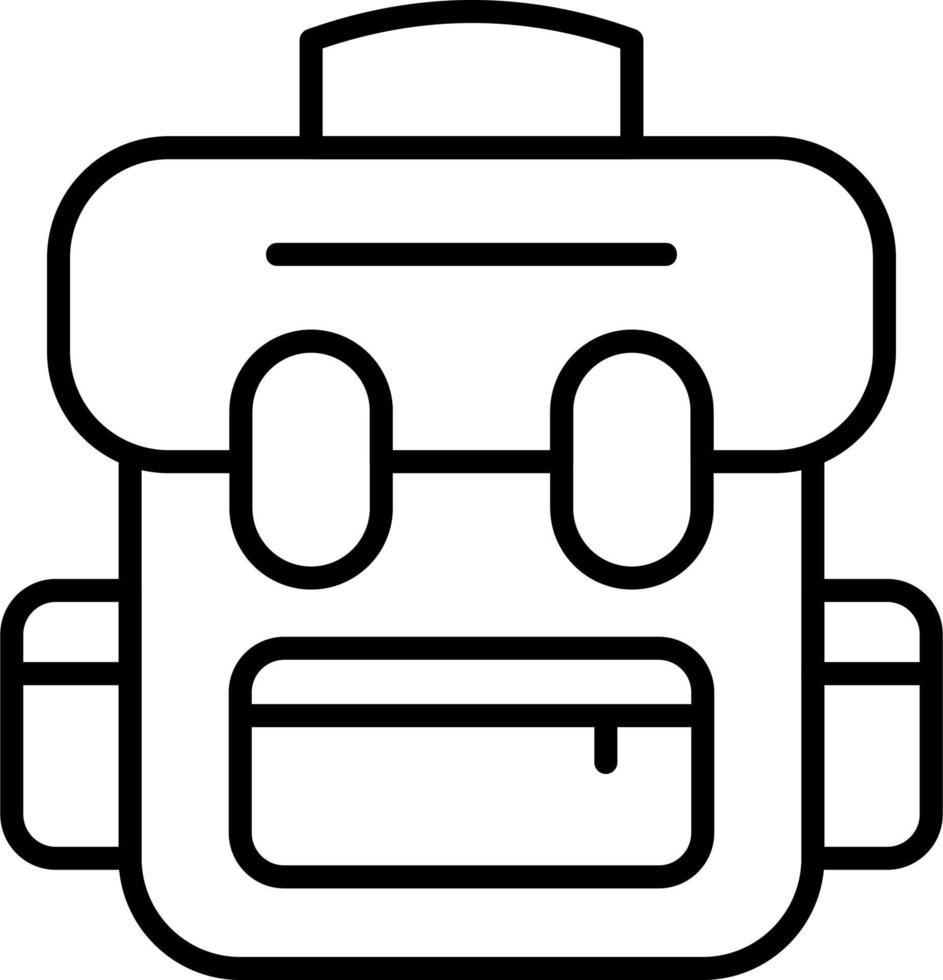 Backpack Vector Icon