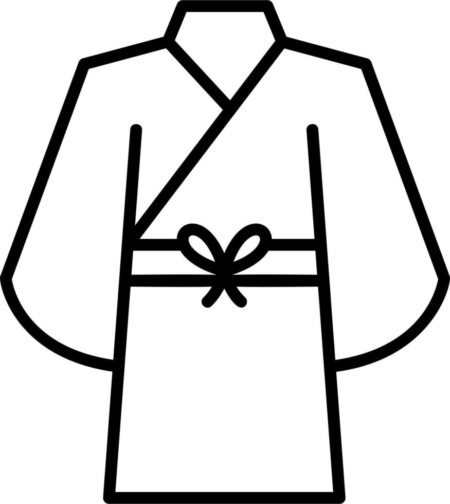 yukata vector icono