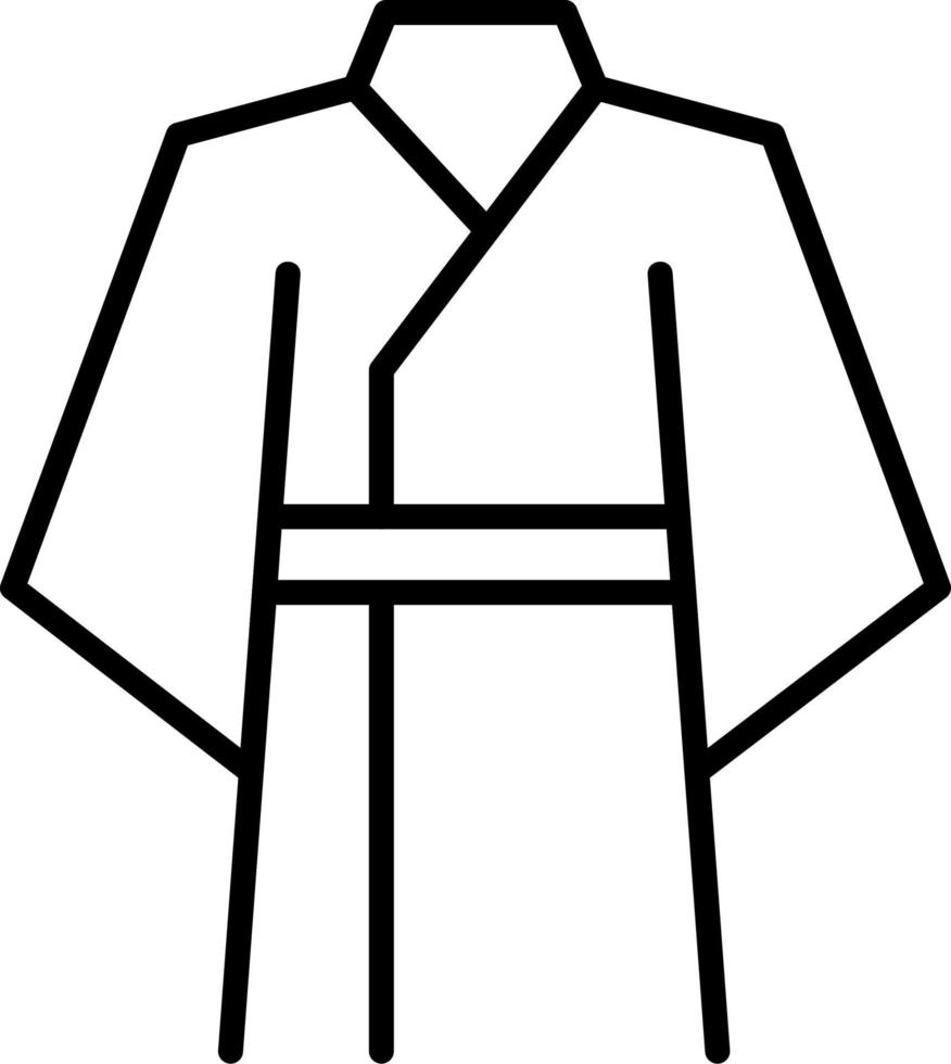 kimono vector icono