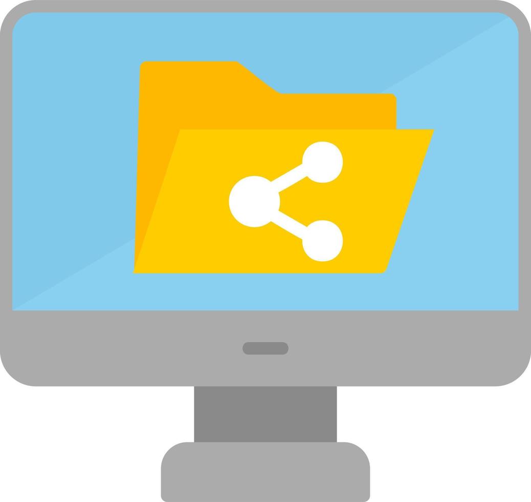 File Sharing Vector Icon