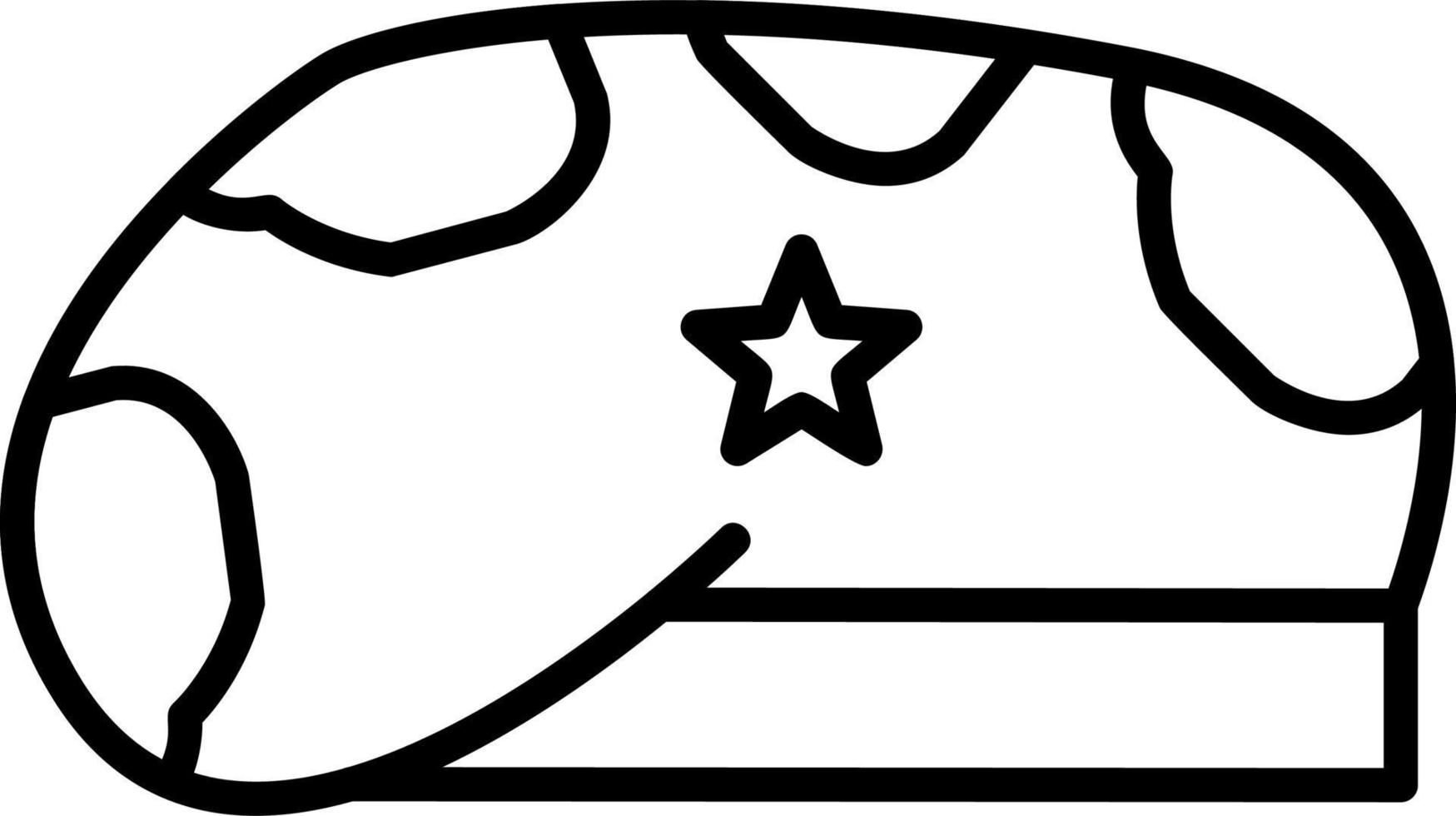 Military Hat Vector Icon