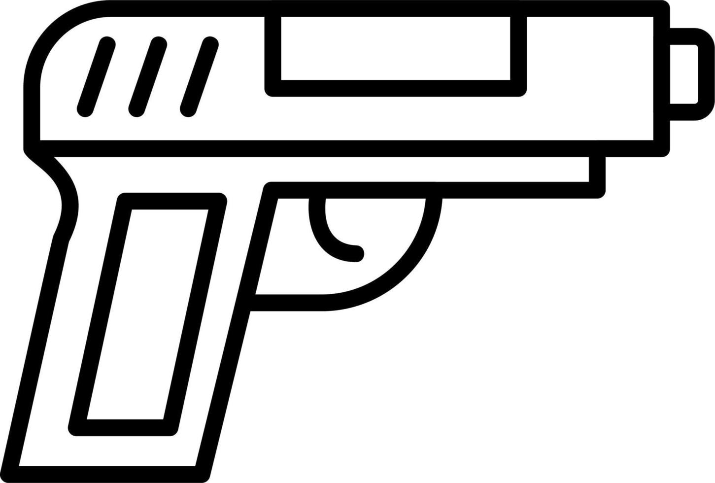 Pistol Vector Icon