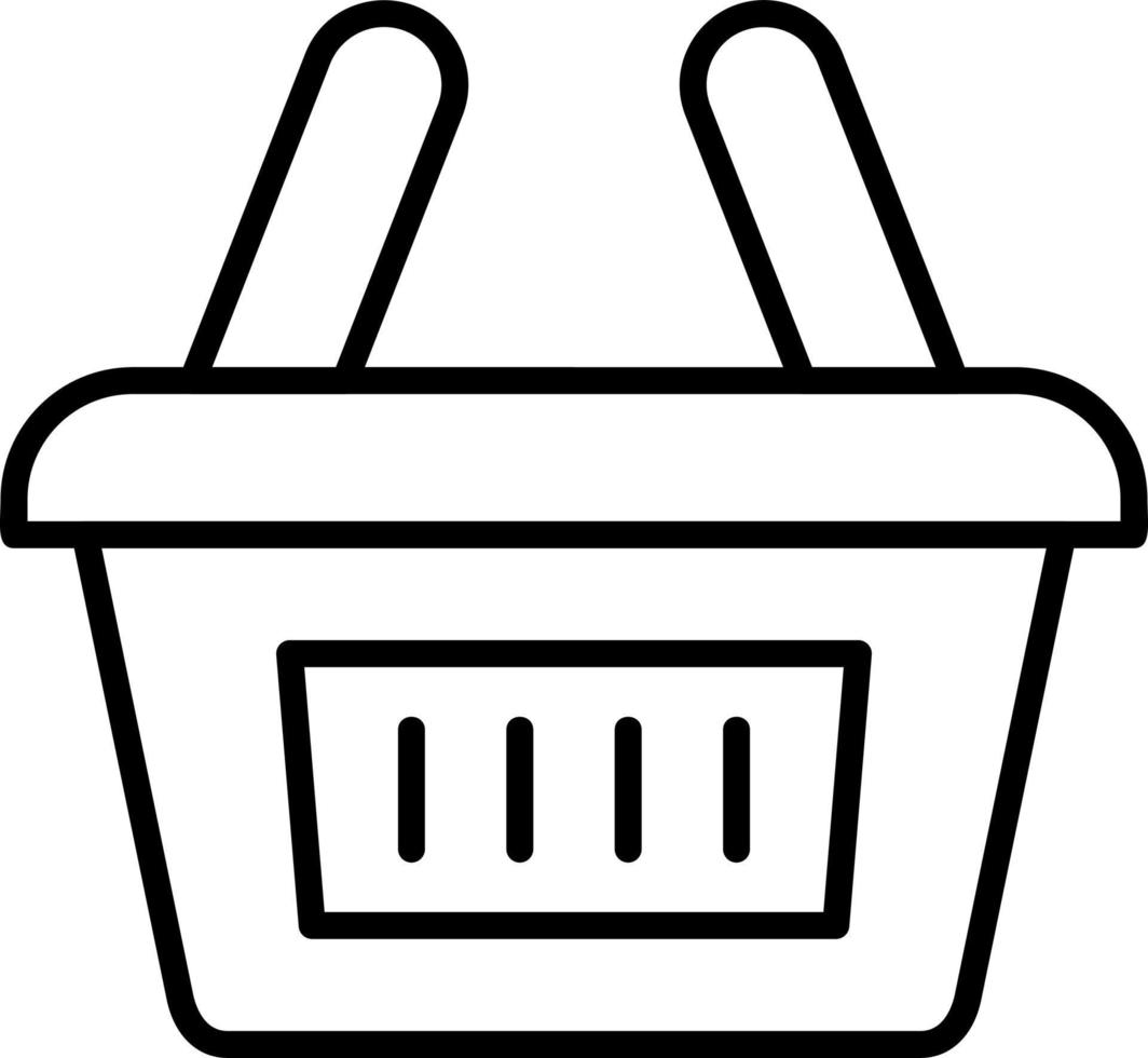 Shopping Basket Vector Icon