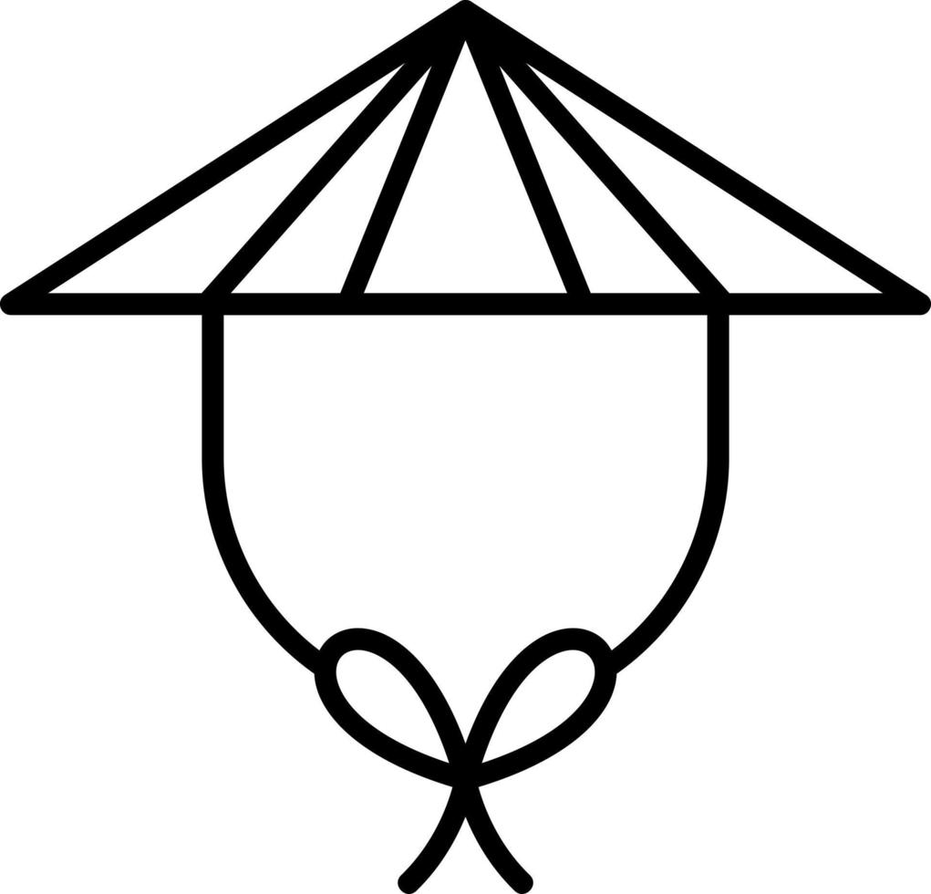 Chinese Hat Vector Icon