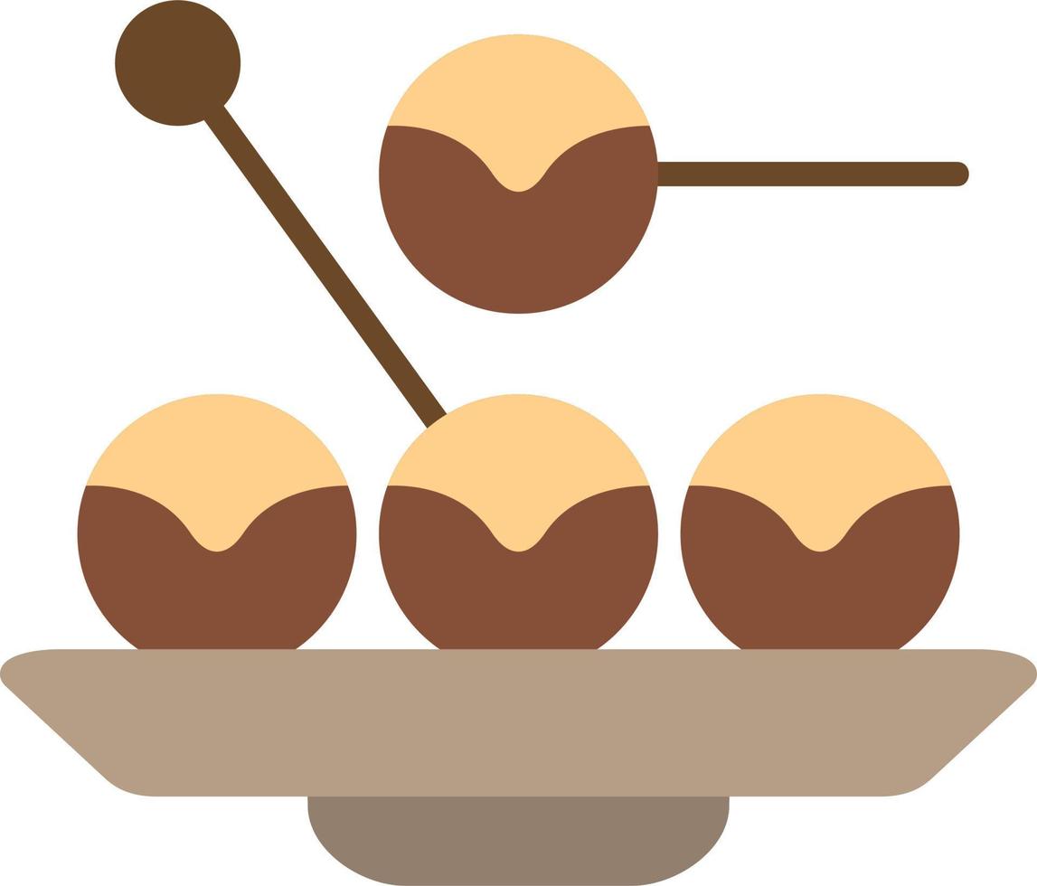 takoyaki vector icono