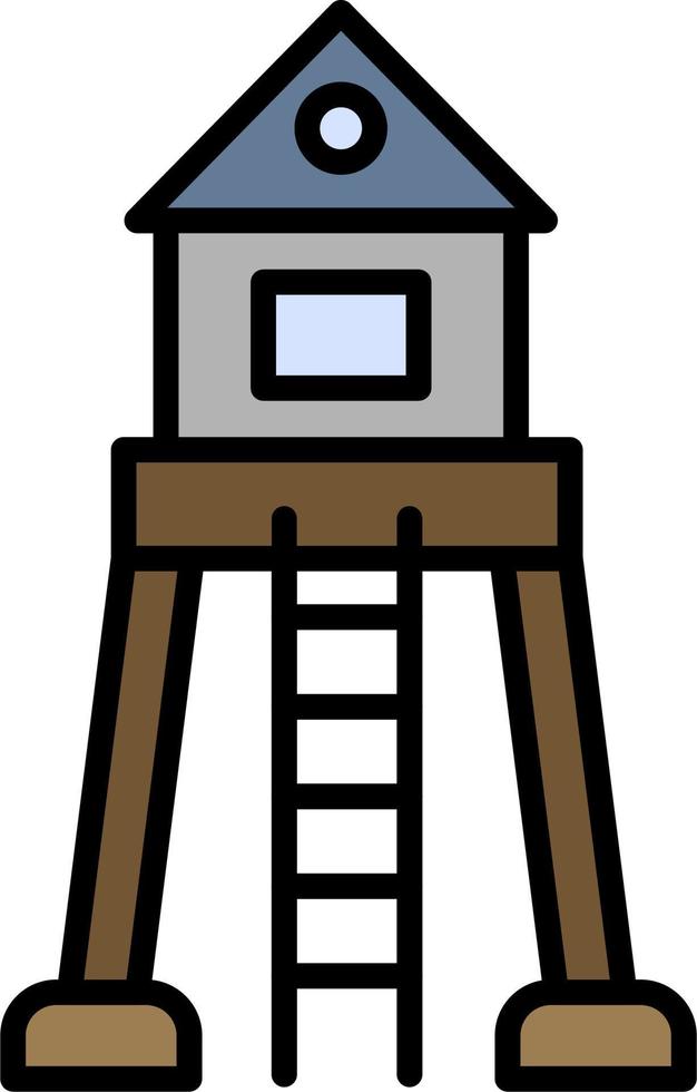 Military Tower Vector Icon