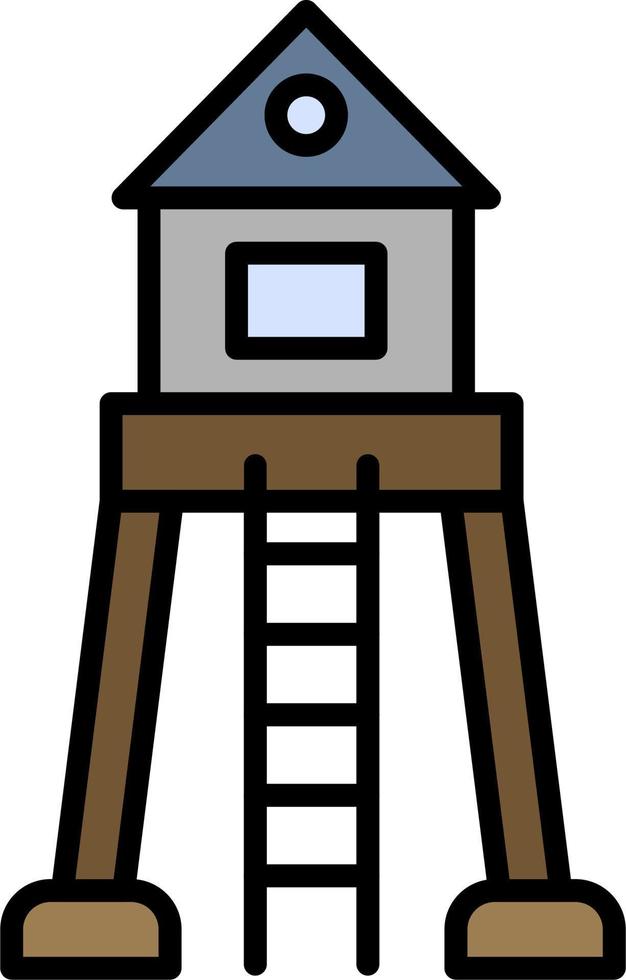 Military Tower Vector Icon