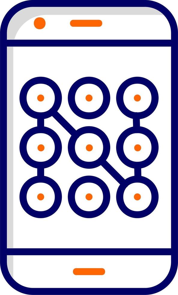 Mobile Security Vector Icon