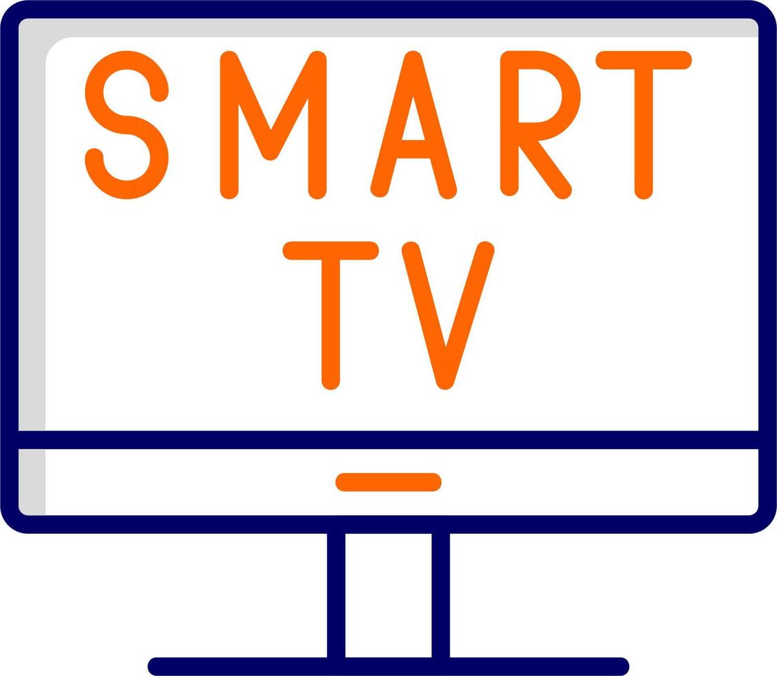 icono de vector de smart tv