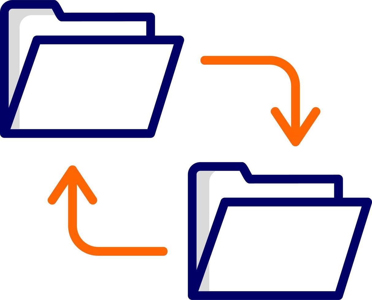 Data Transfer Vector Icon