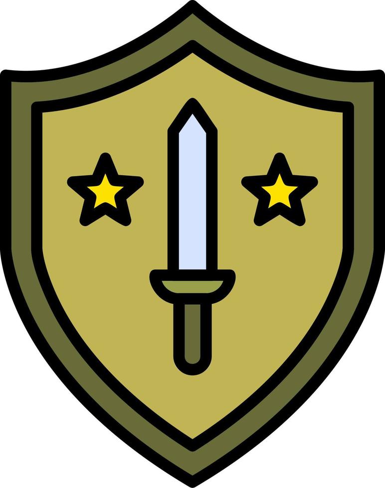Military Shield Vector Icon