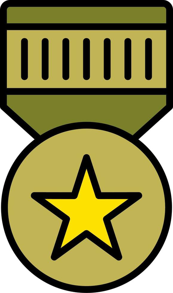 Military Badge Vector Icon