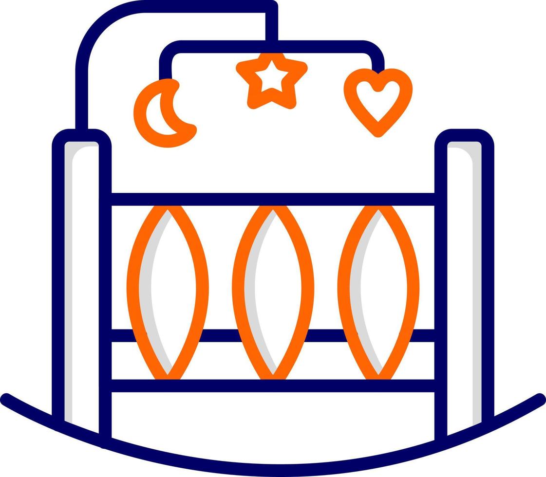 Crib Vector Icon