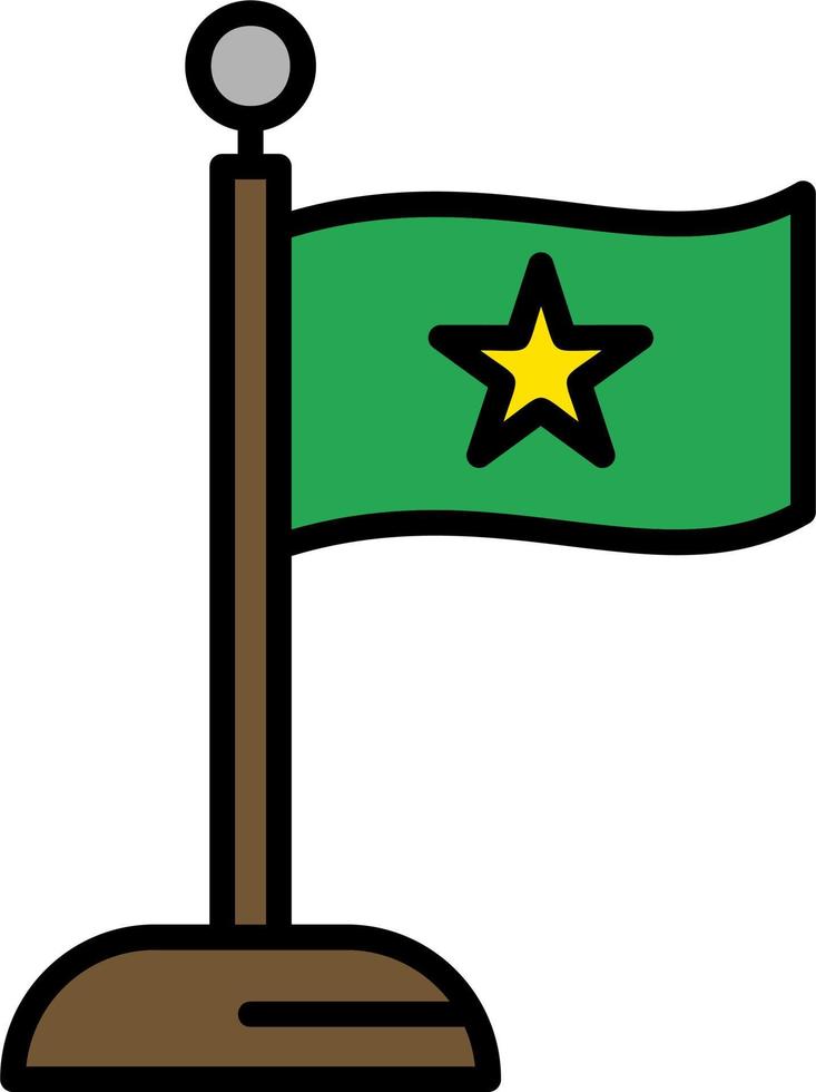 icono de vector de bandera