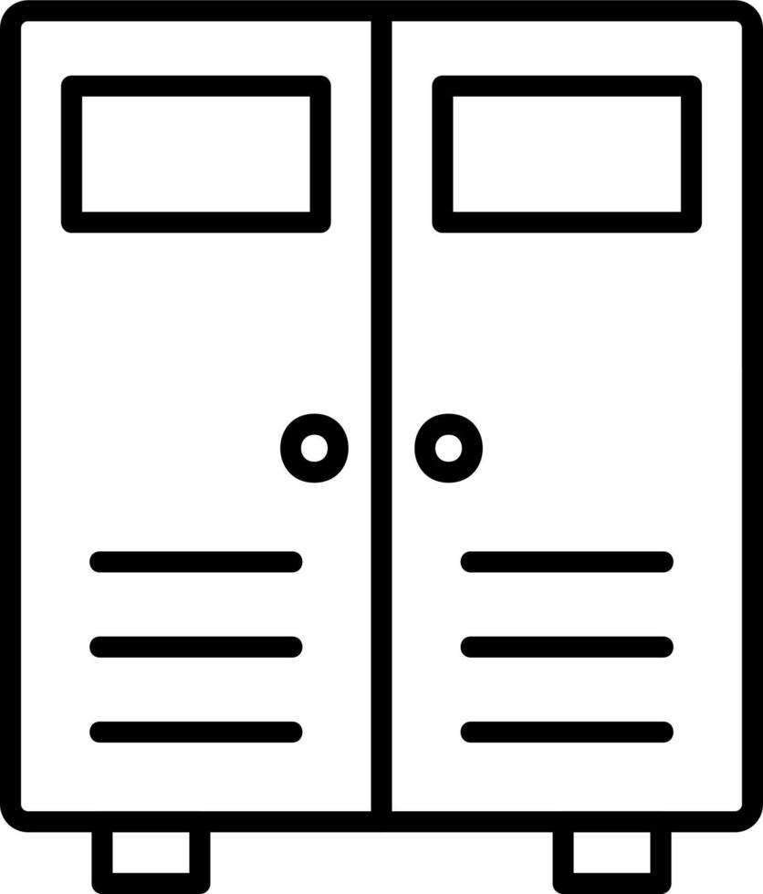 Lockers Vector Icon