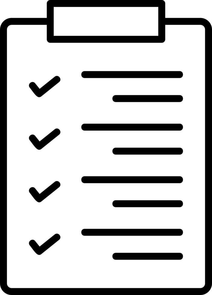 Clipboard Vector Icon