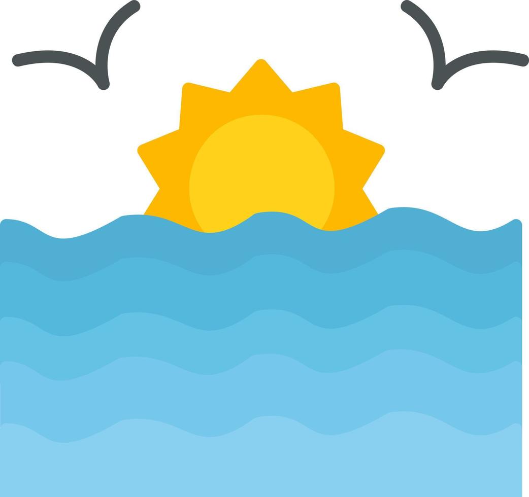 Sunset Vector Icon