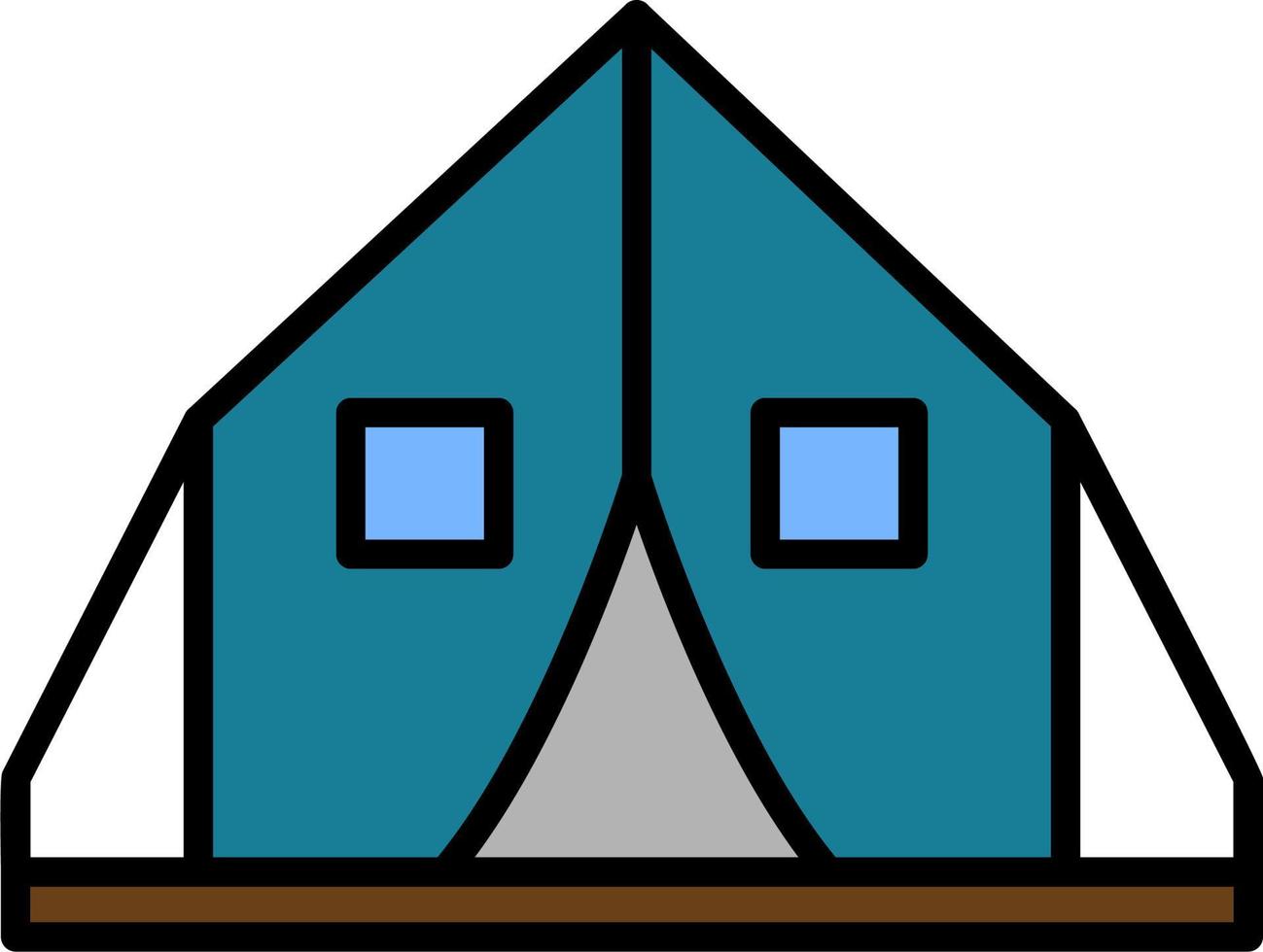 Tent Vector Icon